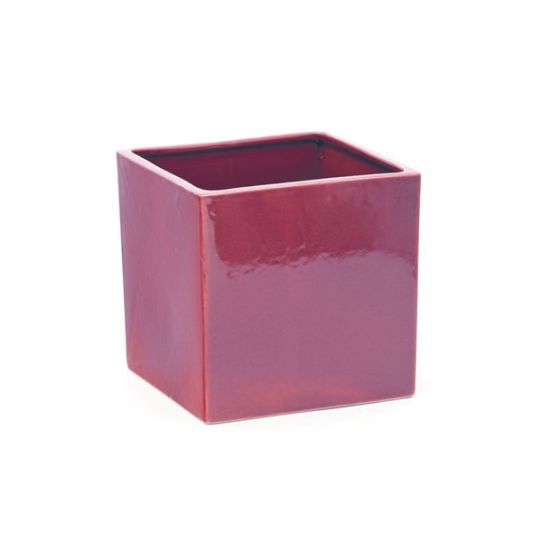 CUBE CERAMIC PLUM