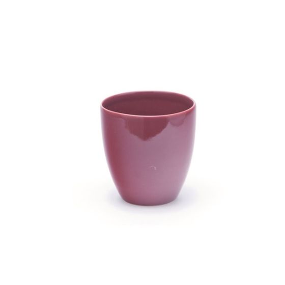 CACHET POT CERAMIC PLUM