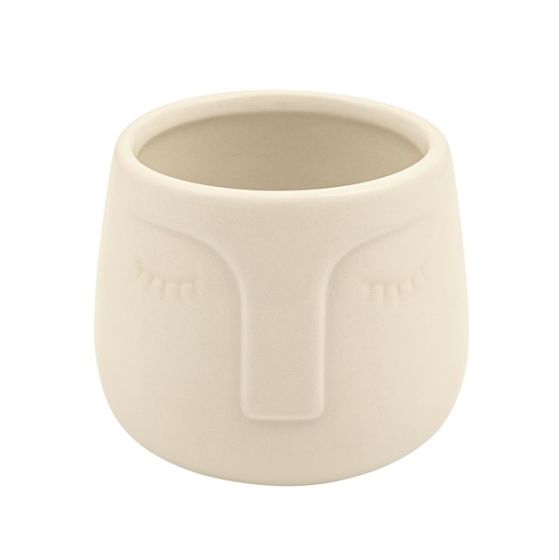 SMALL VASE CERAMIC IVORY