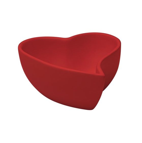 CERAMIC HEART RED MEDIUM