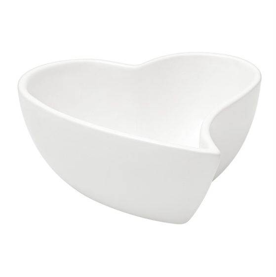 CERAMIC HEART WHITE LARGE