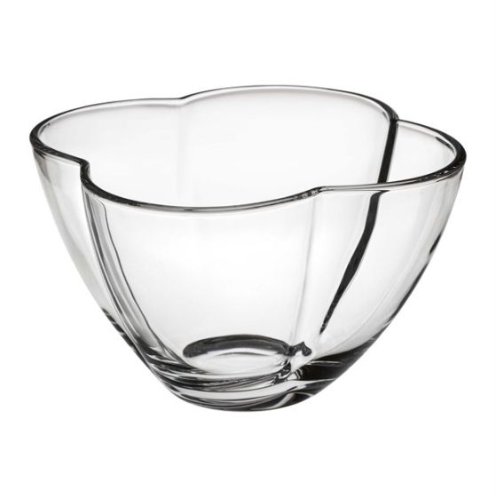 GLASS FLOWER BOWL