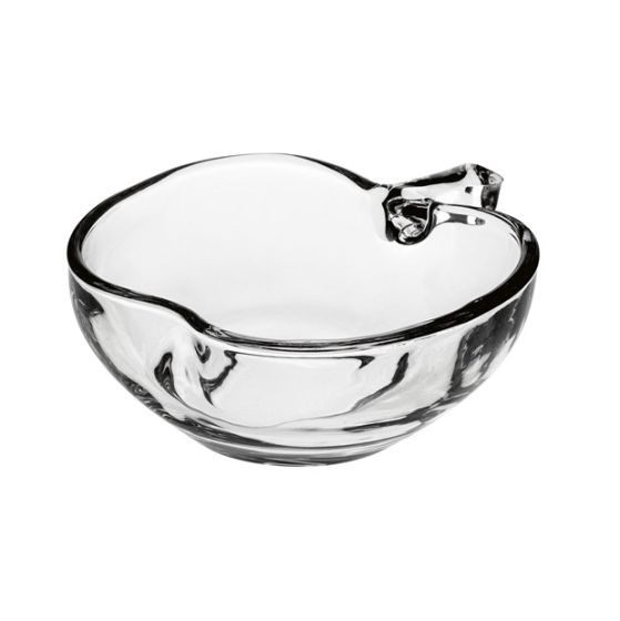 GLASS APPLE BOWL
