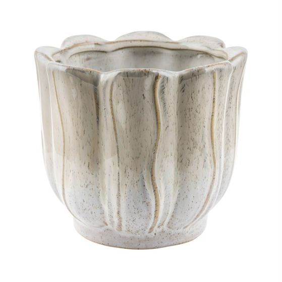 CERAMIC VASE IVORY