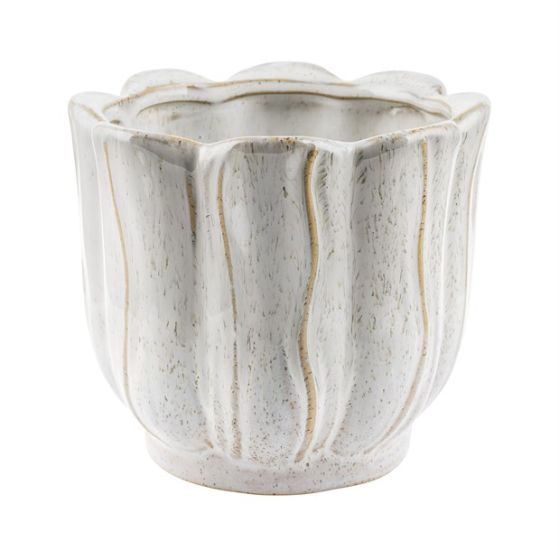 VAZĂ CERAMICĂ ALBĂ