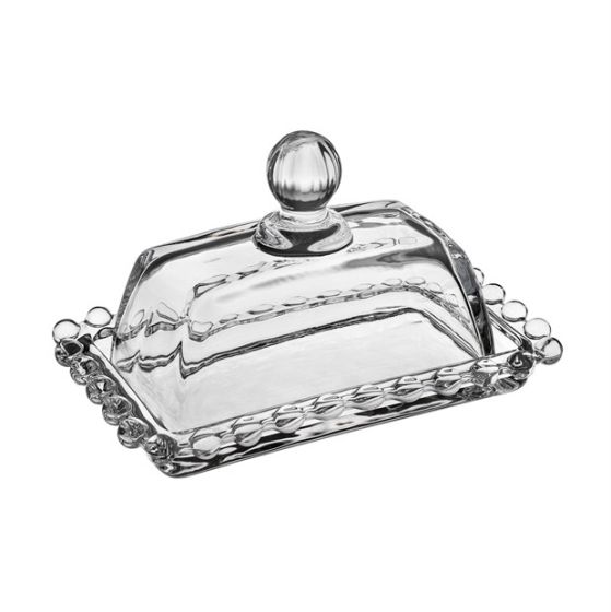 MARBLE EDGE BUTTER DISH