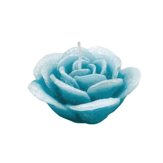 CANDLE ROSE 1 PEARLY TIFFANY