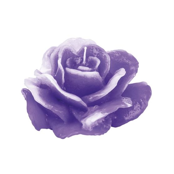CANDLE LOVE ROSE LILAC