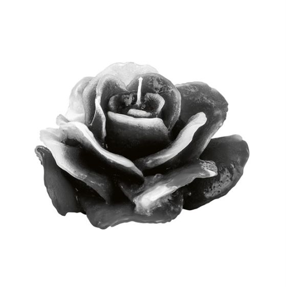 CANDLE LOVE ROSE BLACK