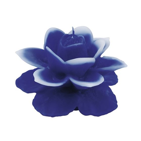 CANDLE BEAUTIFUL ROSE BLUE