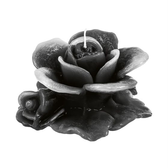 CANDLE PASSION ROSE BLACK