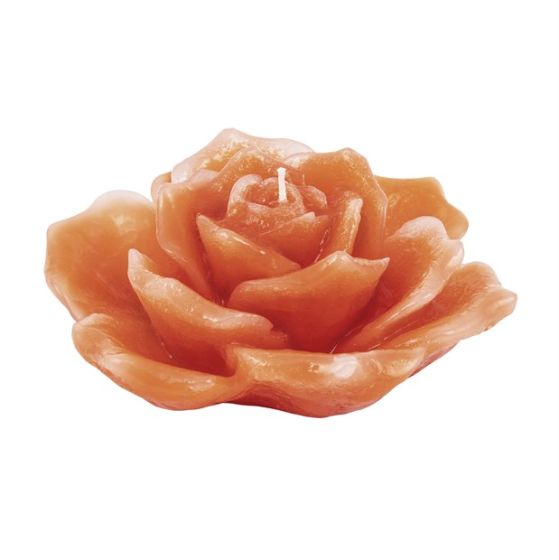 CANDLE TENDER ROSE ORANGE