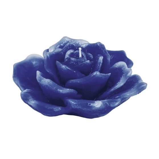 CANDLE TENDER ROSE BLUE