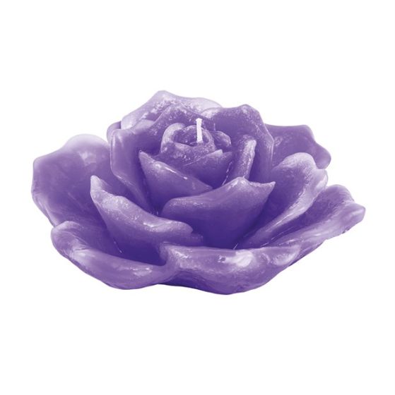 CANDLE TENDER ROSE LILAC