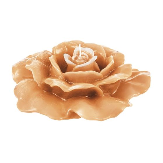CANDLE UNIQUE ROSE IVORY