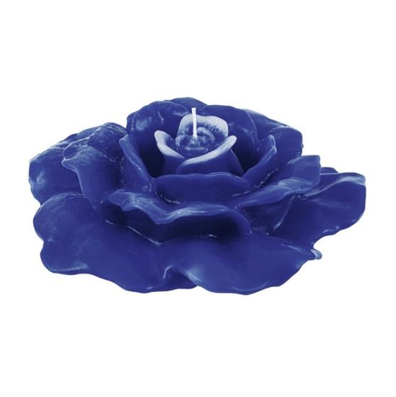 CANDLE UNIQUE ROSE BLUE
