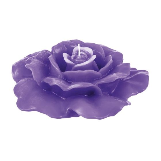 CANDLE UNIQUE ROSE LILAC