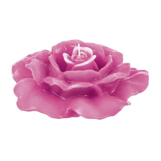 CANDLE UNIQUE ROSE PINK