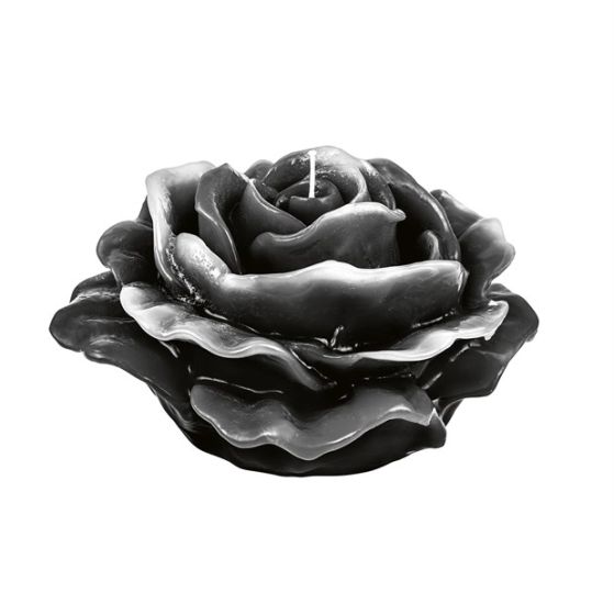 LUMÂNARE TRANDAFIR DELICAT NEGRU