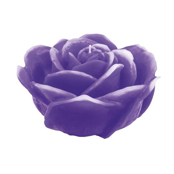 CANDLE VIRGIN ROSE LILAC