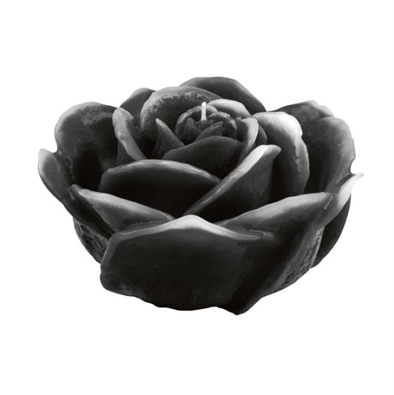 CANDLE VIRGIN ROSE BLACK