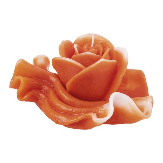 CANDLE NAPKIN WITH BUD ORANGE