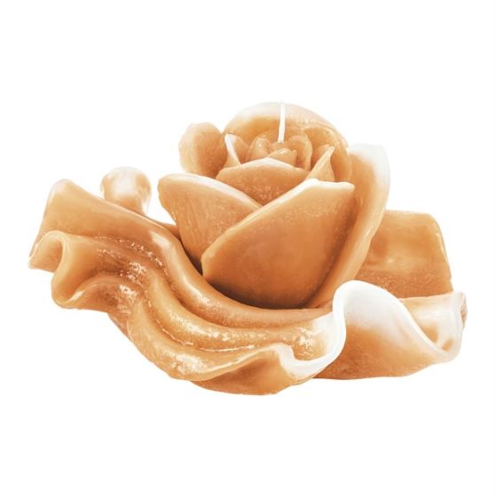 CANDLE NAPKIN WITH BUD IVORY