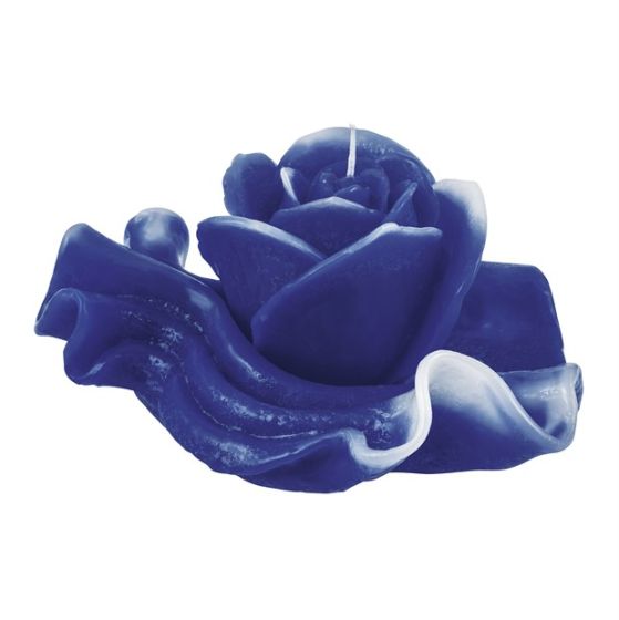 CANDLE NAPKIN WITH BUD BLUE