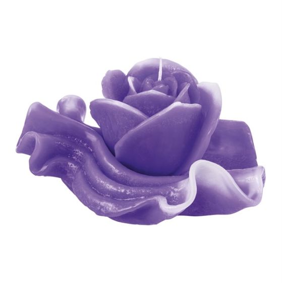 CANDLE NAPKIN WITH BUD LILAC