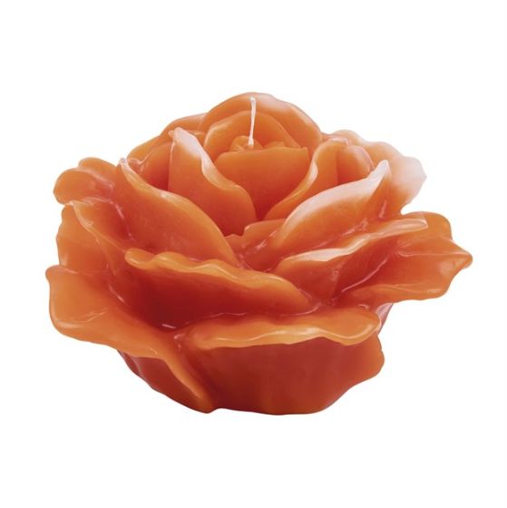 CANDLE LARGE SWEET ROSE ORANGE