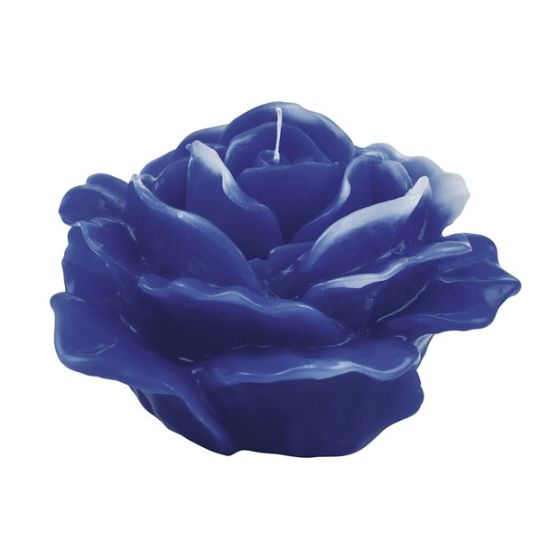 CANDLE LARGE SWEET ROSE BLUE
