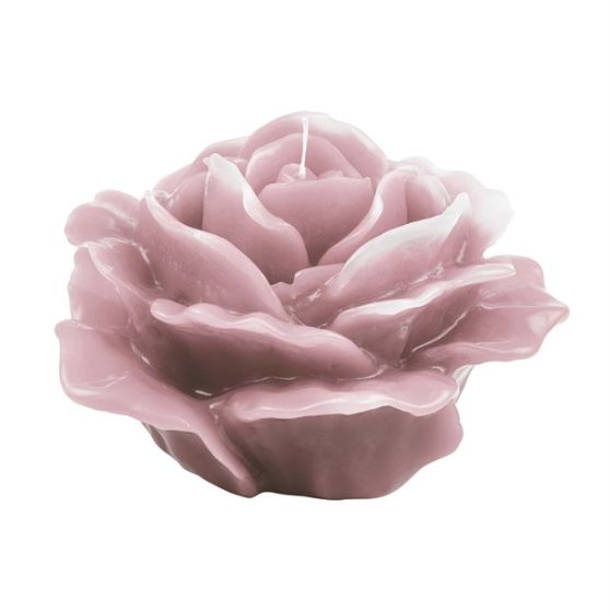 CANDLE LARGE SWEET ROSE ANTIQUE PINK