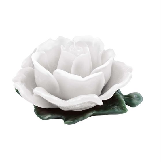 CANDLE DIVINE ROSE WHITE