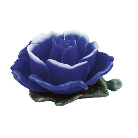 CANDLE DIVINE ROSE BLUE