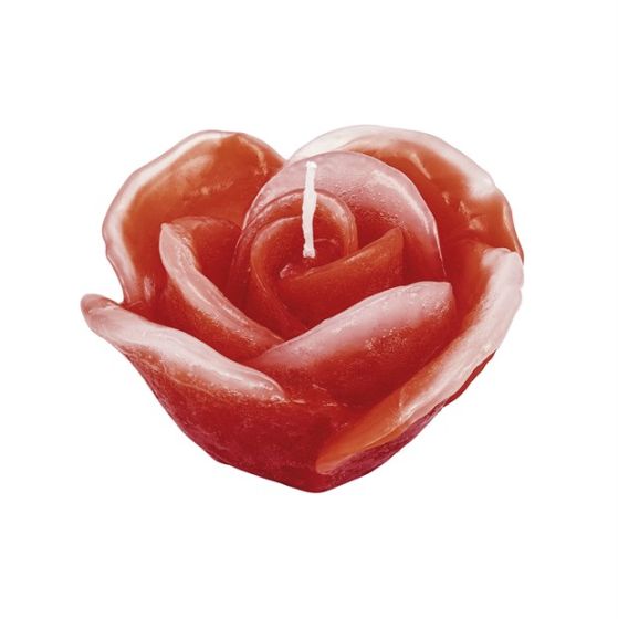 CANDLE SMALL ROSE RED