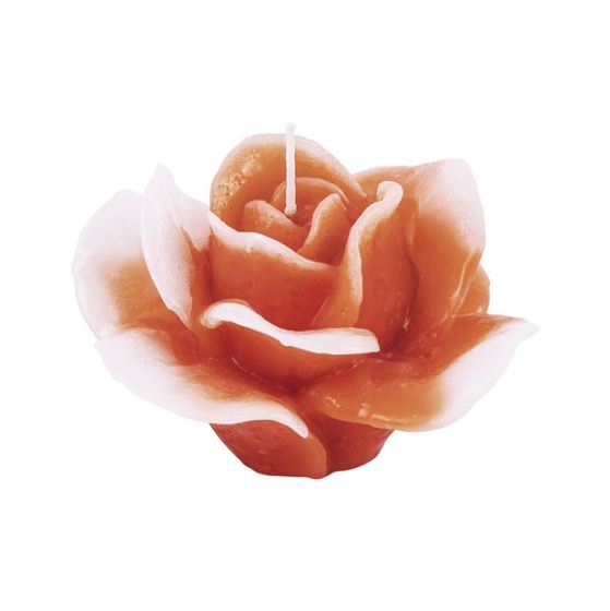 CANDLE FINE ROSE ORANGE