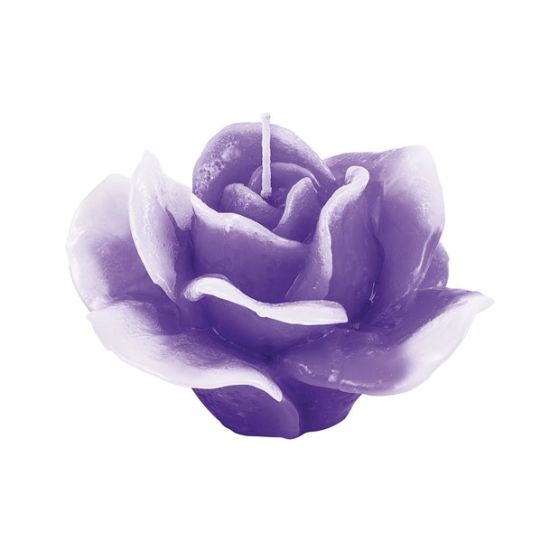 CANDLE FINE ROSE LILAC