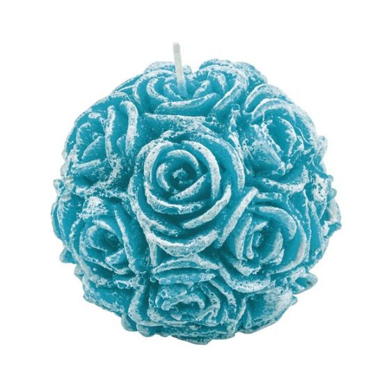 CANDLE SMALL BEAUTIFUL SPHERE PEARLY TIFFANY