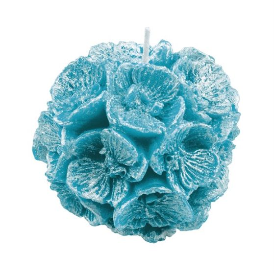 LUMÂNARE MICĂ SFERĂ CU ORHIDEE TIFFANY PERLAT